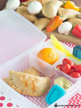 Freezable Pizza Pockets Bento Box