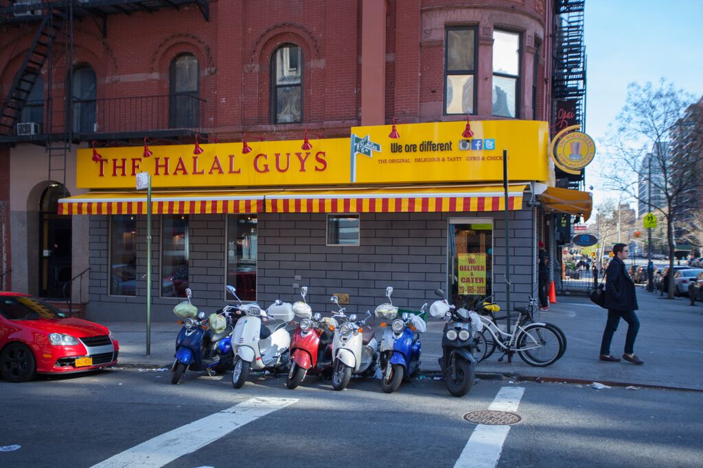 The Halal Guys first brick-and-mortar location in New York City