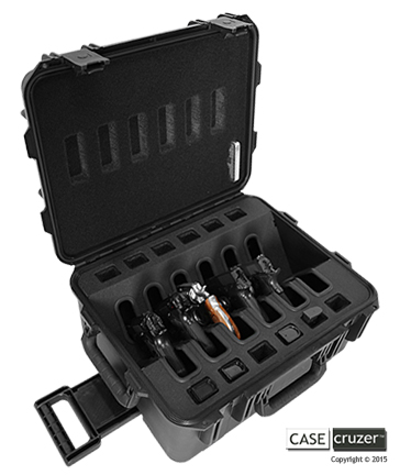 6 Pack Universal Quick Draw Handgun Case