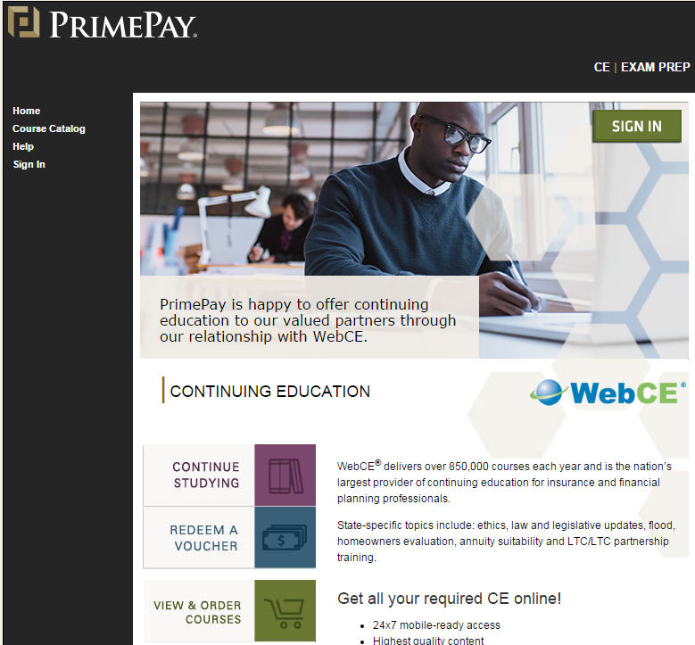 PrimePay Teams with WebCE for Convenient Continuing Education Options