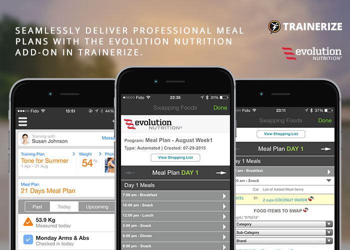 Trainerize and Evolution Nutrition Partner up for a Complete Online Personal Training Solution