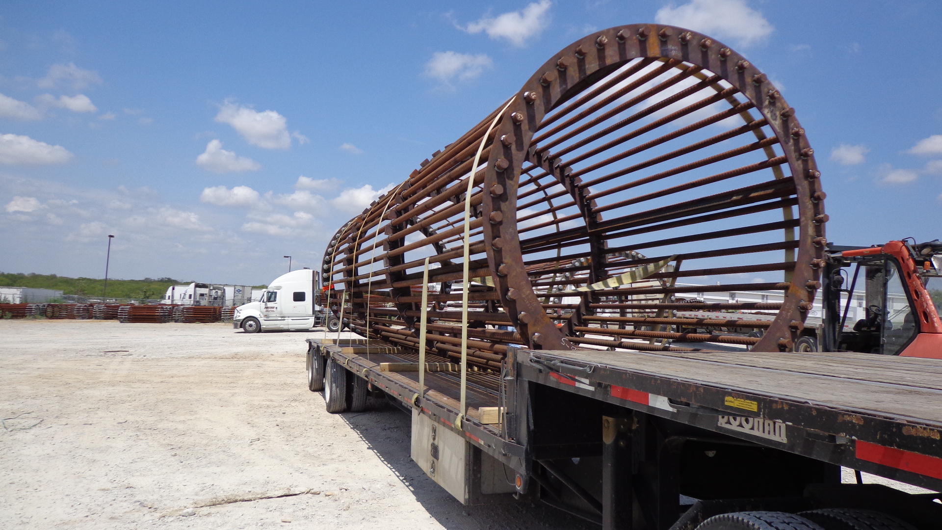 EDSCO Anchor Bolt on Flatbed Truck