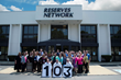 Staff from The Reserves Network celebrates SIA listing at their Fairview Park, Ohio, headquarters