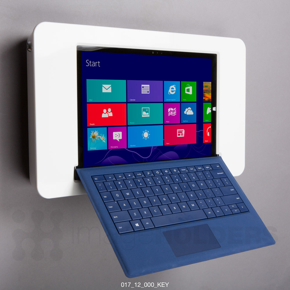 Shell+ 12 wall mounted Microsoft Surface Pro 3 enclosure kiosk with keyboard