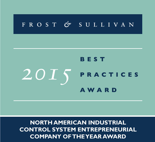 Bedrock Automation has received Frost & Sullivan's 2015 Award for Industrial Control System Innovation