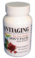 DON'T PAUSE, Menopause Natural Supplement
