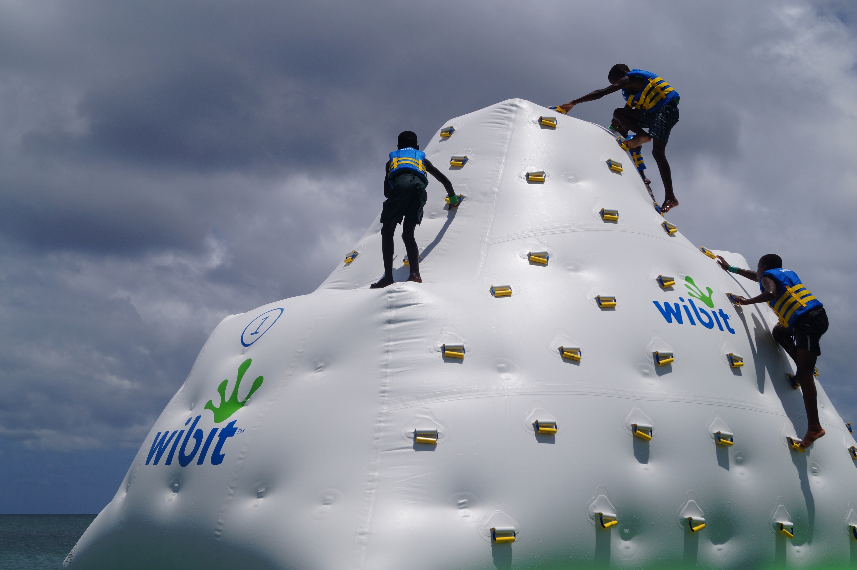 Ice Berg XXL at Splash Island Water Park St. Lucia