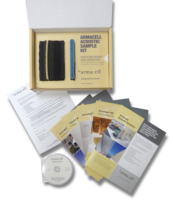 New Armacell Acoustic Solutions Sample Kit is available now.