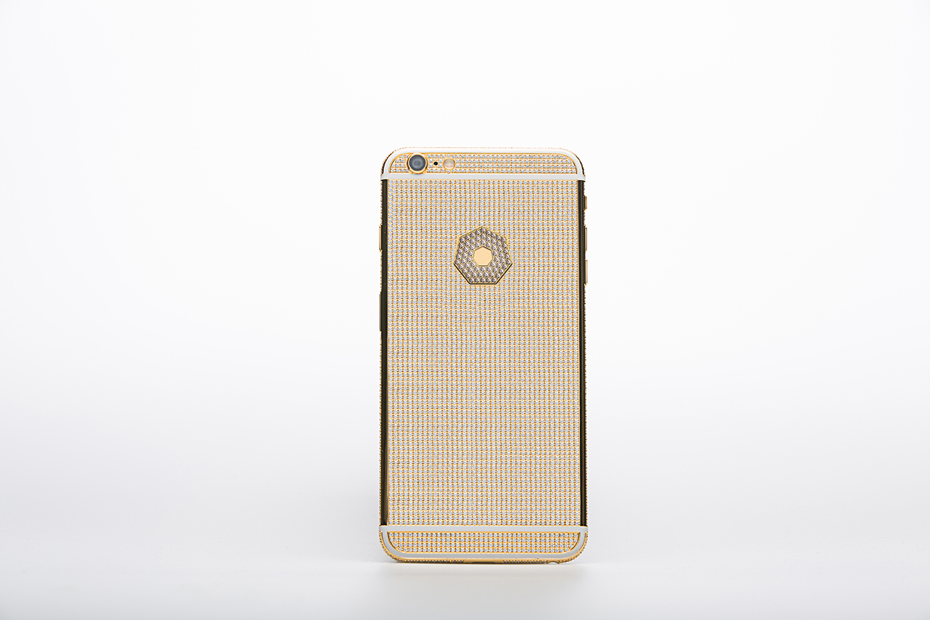 Brikk Lux iPhone 6s Diamonds Omni in Yellow Gold