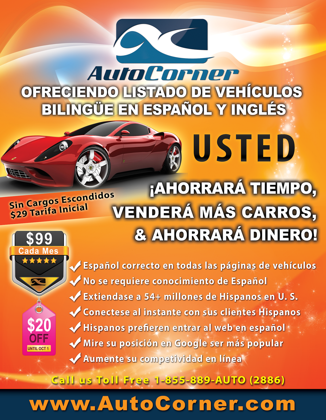 AutoCorner Spanish Flyer