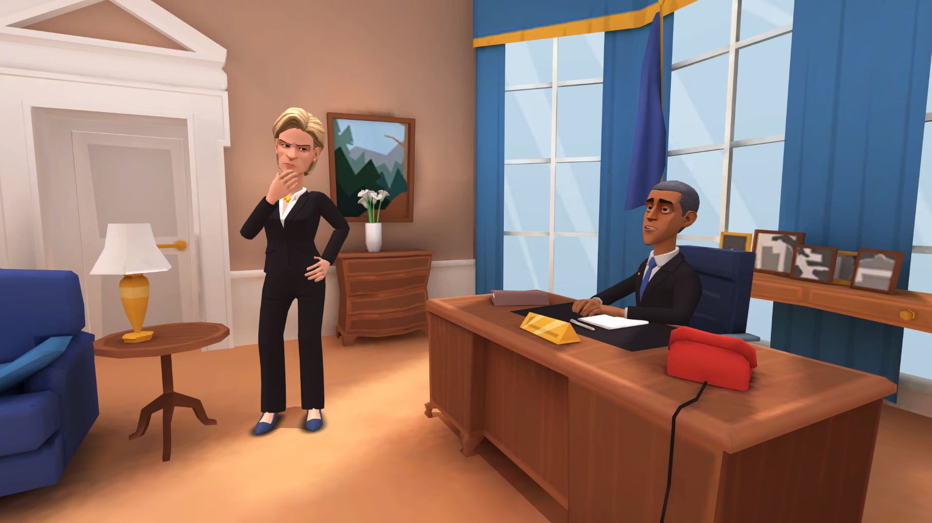 Create your own characters and stories starring politicians you love (or loathe) in Plotagon.