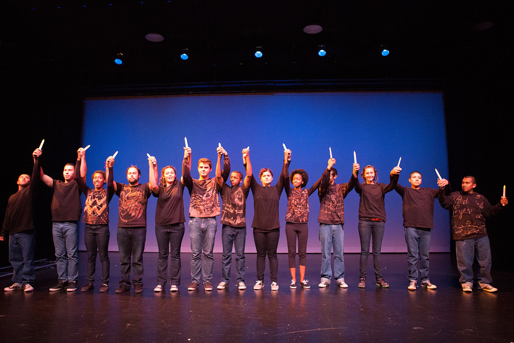 ALL the students share a well-deserved curtain call