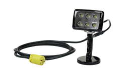 Magnetically Mounted LED Flood Light Equipped with 12' SOOW Cord