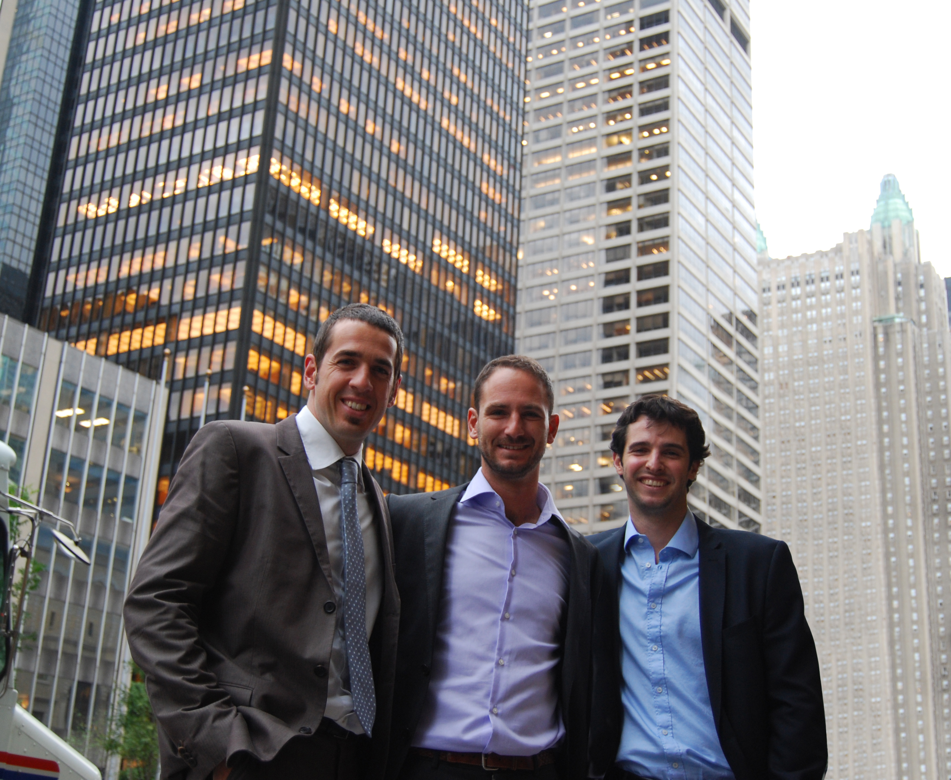 Co-Founders Digital Samba (LTR): Matthias Kritz, Robert Strobl, Jorge Maiquez