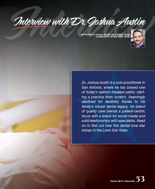 One-on-One: Interview with Dr. Joshua Austin