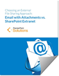 Cover of the Email vs. SharePoint extranet white paper