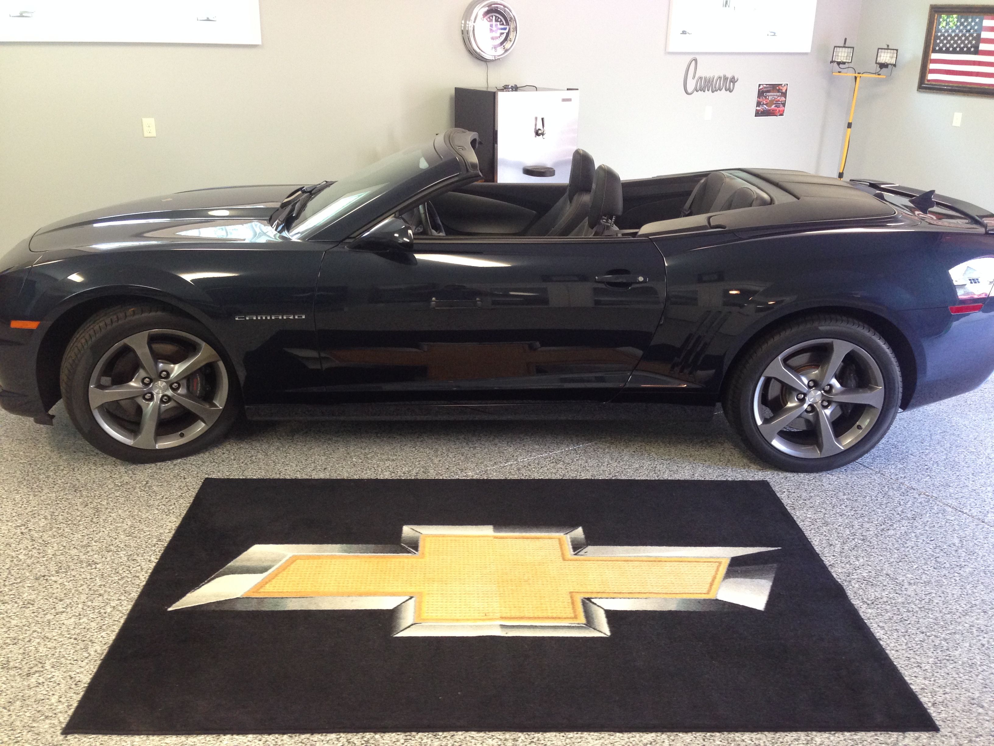 Chevy Logo Rug made for a Special Man Cave