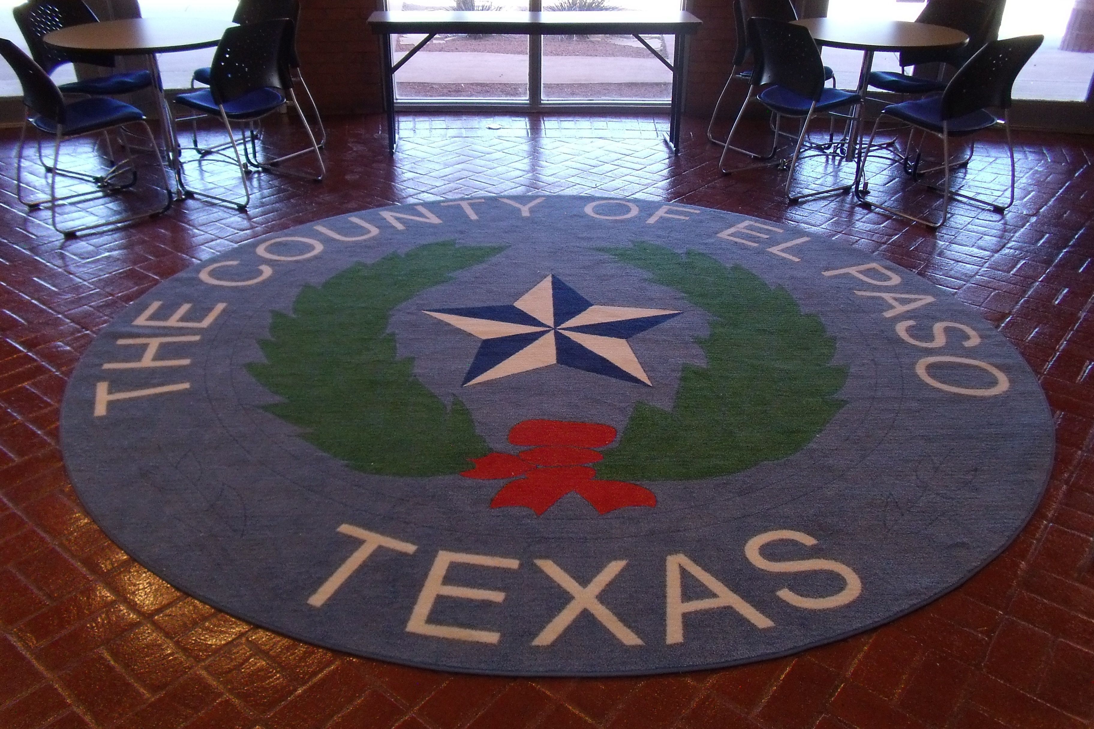 Lobby Custom Logo Rug for the City of El Paso Texas