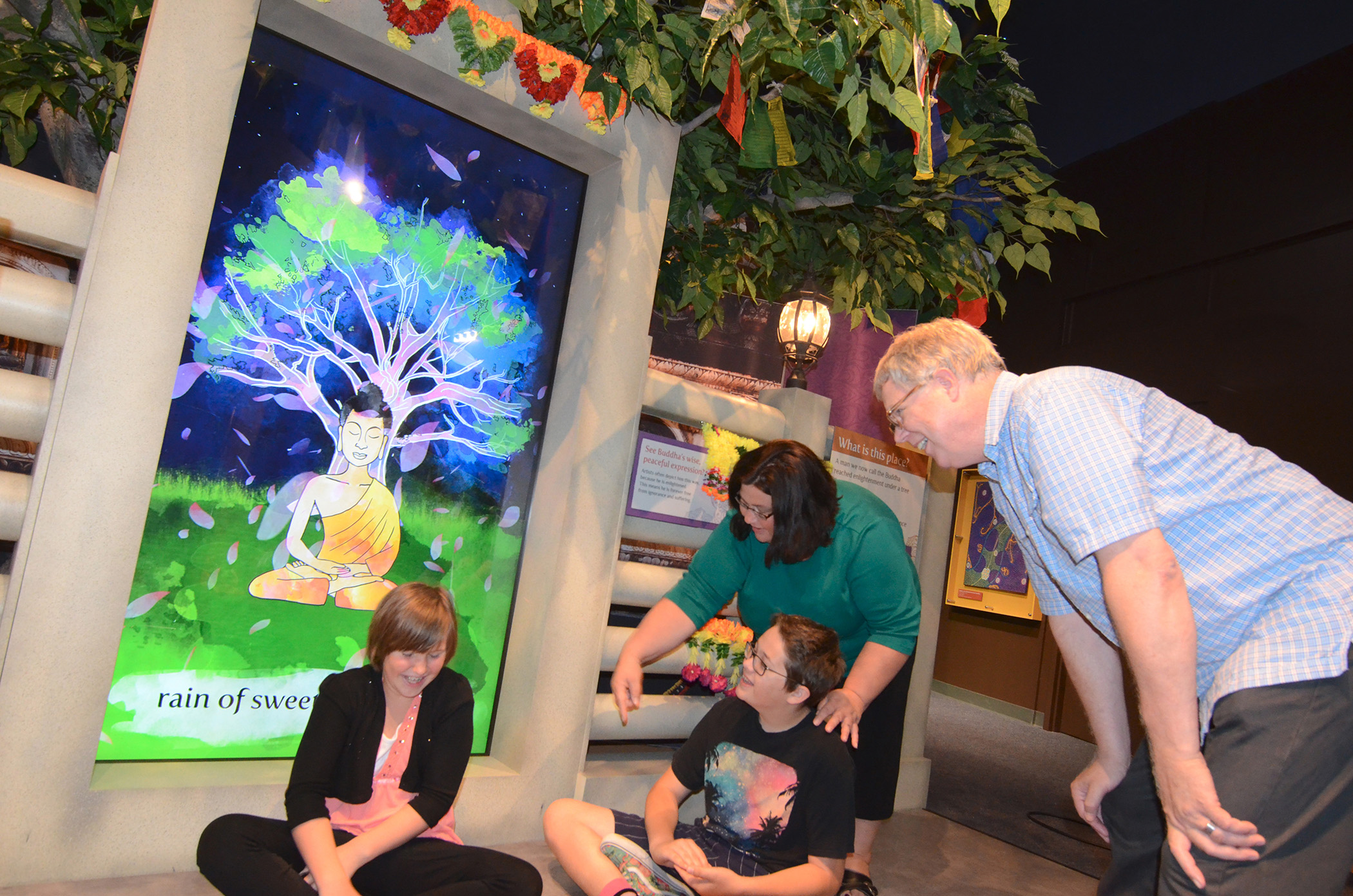 Bodhi Tree experience at The Children's Museum of Indianapolis is part of National Geographic Sacred Journeys