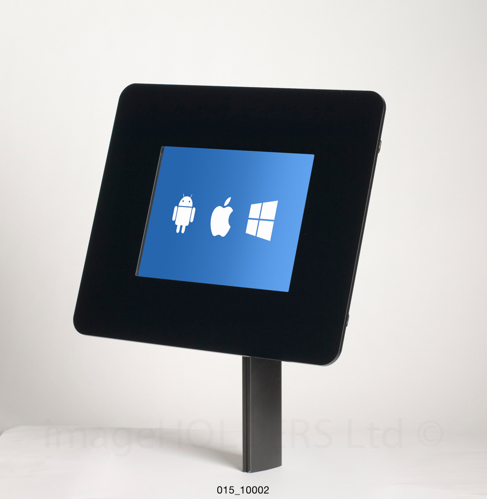 imageHOLDERS Expo iPad kiosk counter mounted display