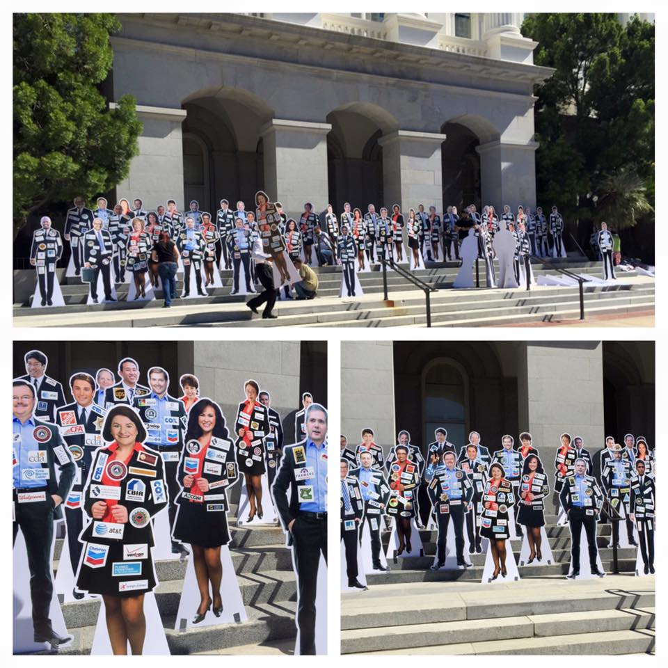 Demonstration at Sacramento Capitol