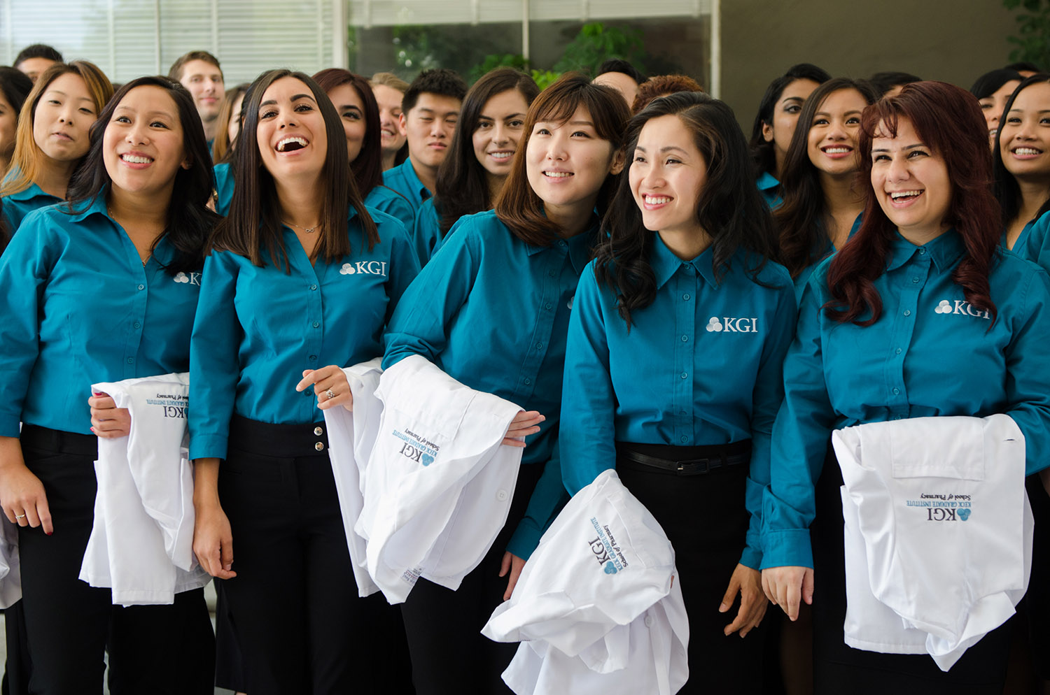 New KGI School of Pharmacy Students at the 2015 White Coat Ceremony.