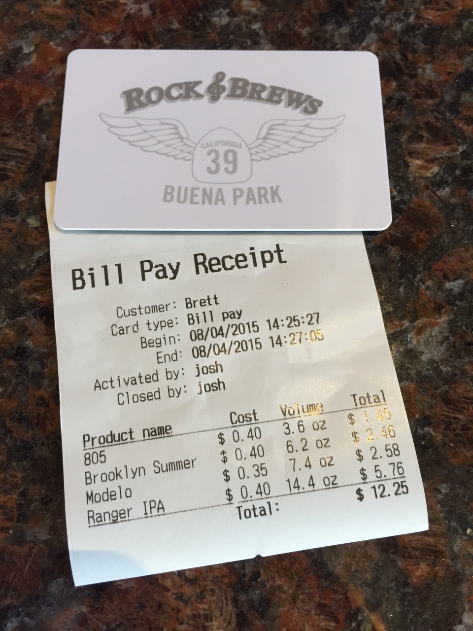 pay for your beer by the ounce
