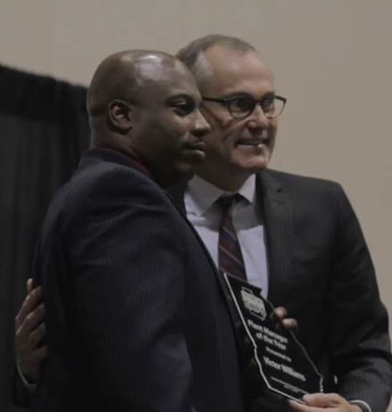 2014 Plant Manager of the Year Victor Williams of CAT - ISO and Lt. Governor Cagle