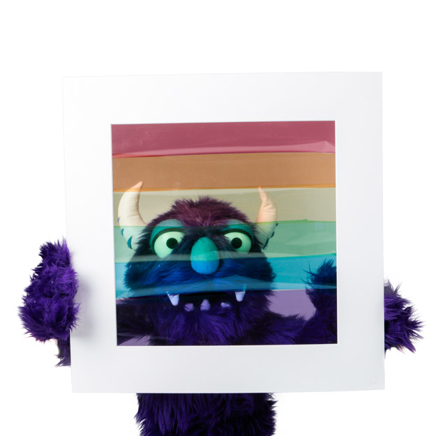 The HalloweenCostumes.com Monster celebrates Pride with a DIY Celebrate Pride Facebook Filter costume.