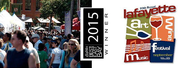 Lafayette Art & Wine Festival is Consistently Voted "Best of the East Bay"