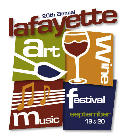 Lafayette Art & Wine Festival 2015 Logo