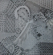 Connecticut Senior Juried Art Show: 4th Place in Drawing Category – Frietha Lawrence, age 77, of Ashford, CT – Tangled F (Pen and Ink)