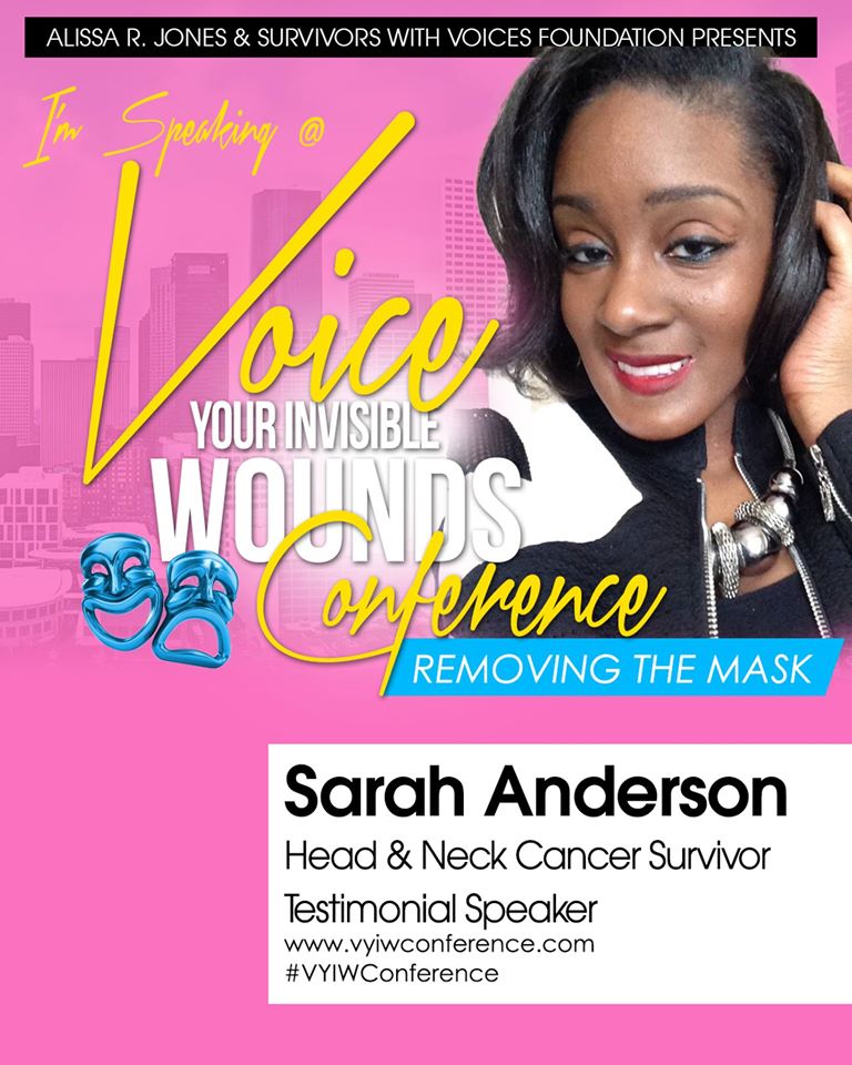 Sarah Anderson (Survivor of Head & Neck Cancer) 2015 Conference Speaker