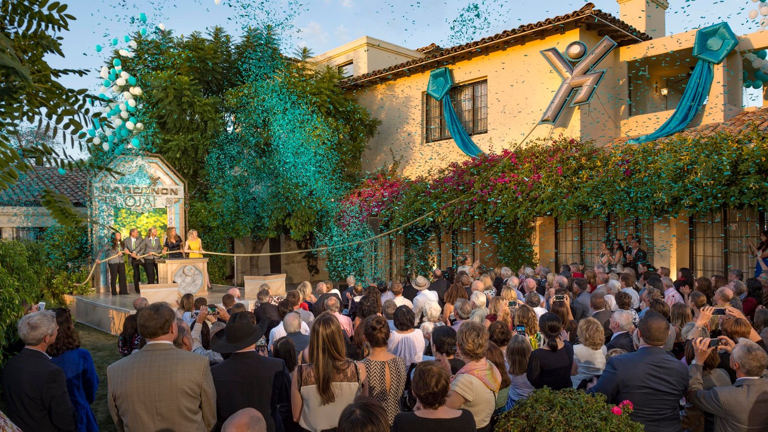 NARCONON SUPPORTERS AND THEIR GUESTS gathered at the exquisite new Narconon center in Ojai, California, Sunday, September 13, to celebrate the opening of the new center.