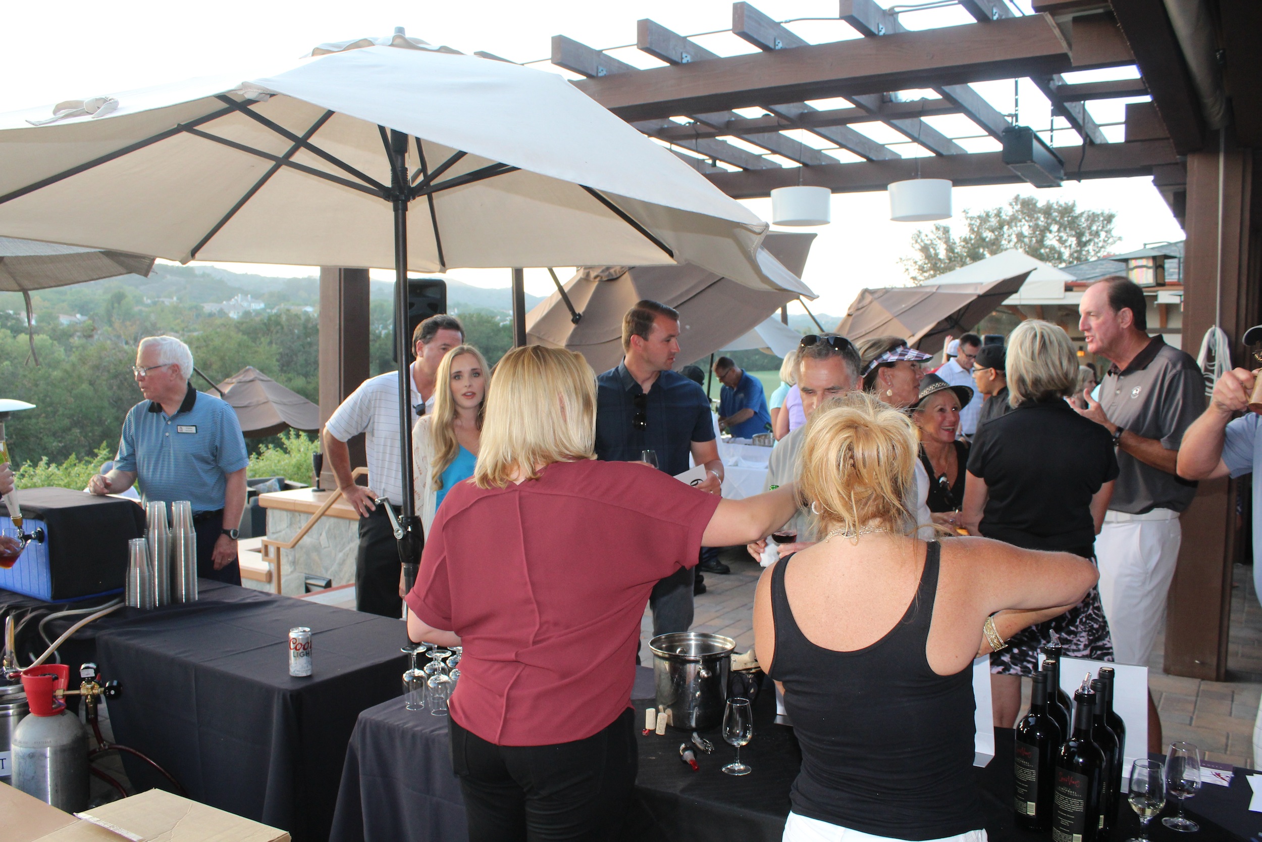 Coto de Caza Golf and Racquet Club ClubCorp Classic. Spicy Vines sponsors wine bar supporting  ALS Augie's Quest, California Youth Services and Child Abuse Prevention Center.