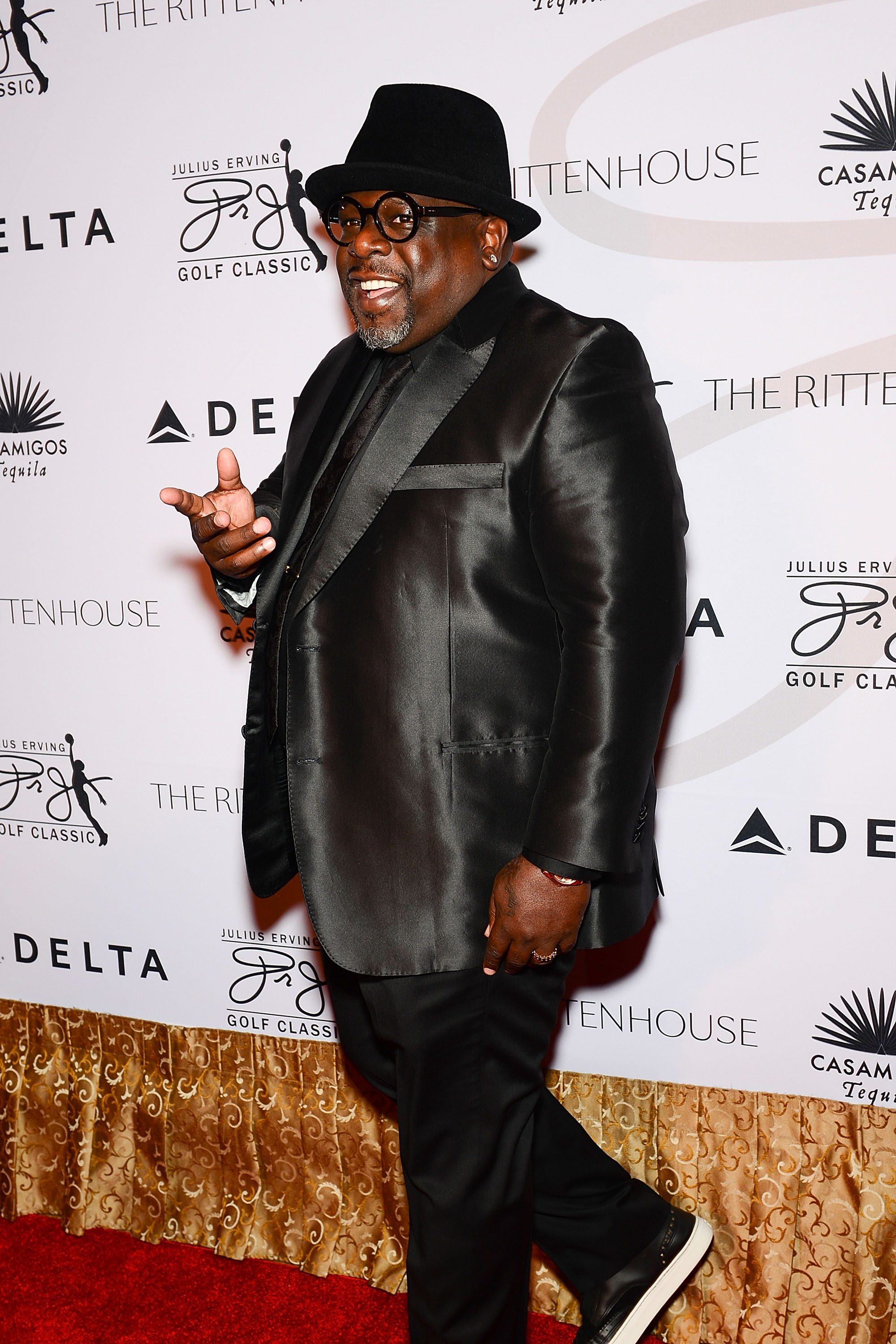 Cedric The Entertainer Walks the Red Carpet at the Julius Erving Black Tie Ball