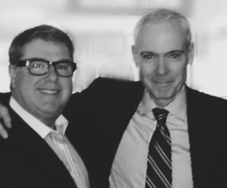 Paul Mengert (left) with Jim Collins, a prominent business thinker and author of the popular book Good to Great. Colliin's 2001 bestseller counsels business executives to, among other things, include