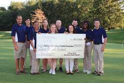L'Oreal USA, L'Oreal, Clark New Jersey, Golf Outing, Check, Charity, Children's Hospital, Children's Specialized Hospital
