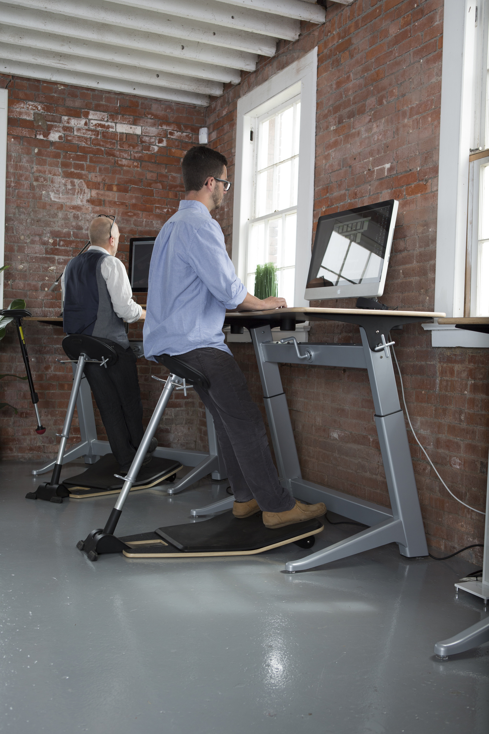 Focal's Locus Workstation provides a healthier upright way to work.