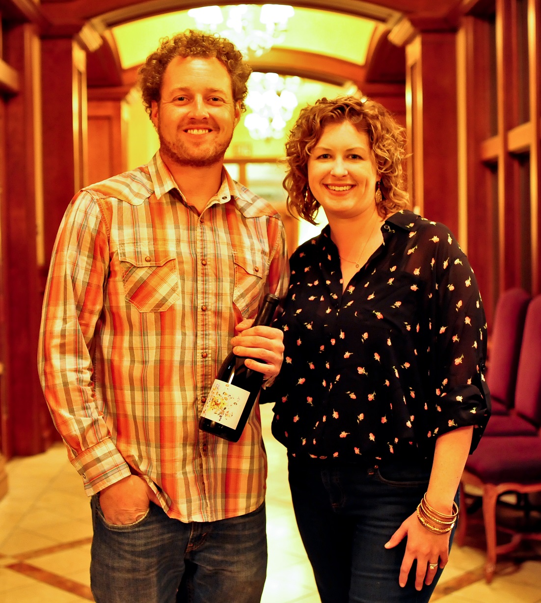 Ryan and Nicole Pease at 2013 Garagiste Festival Winemaker dinner