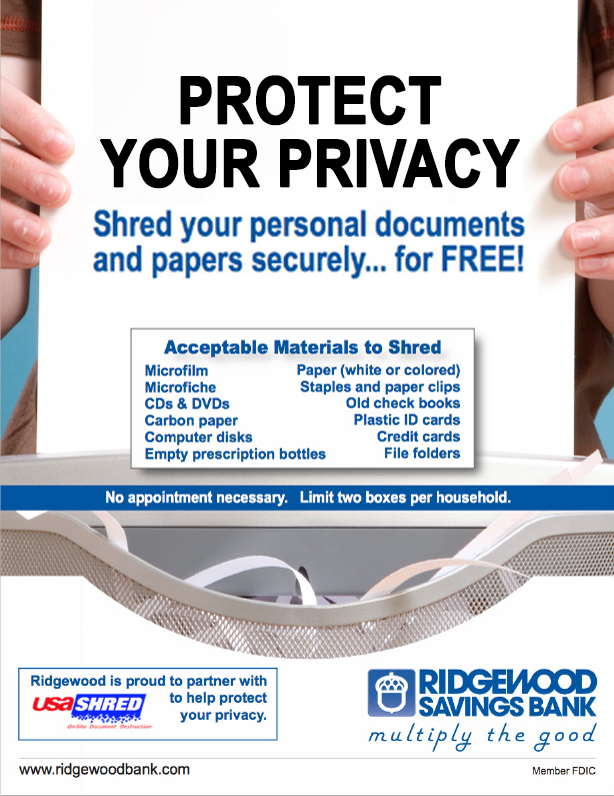 Protect Your Files Shredding Event