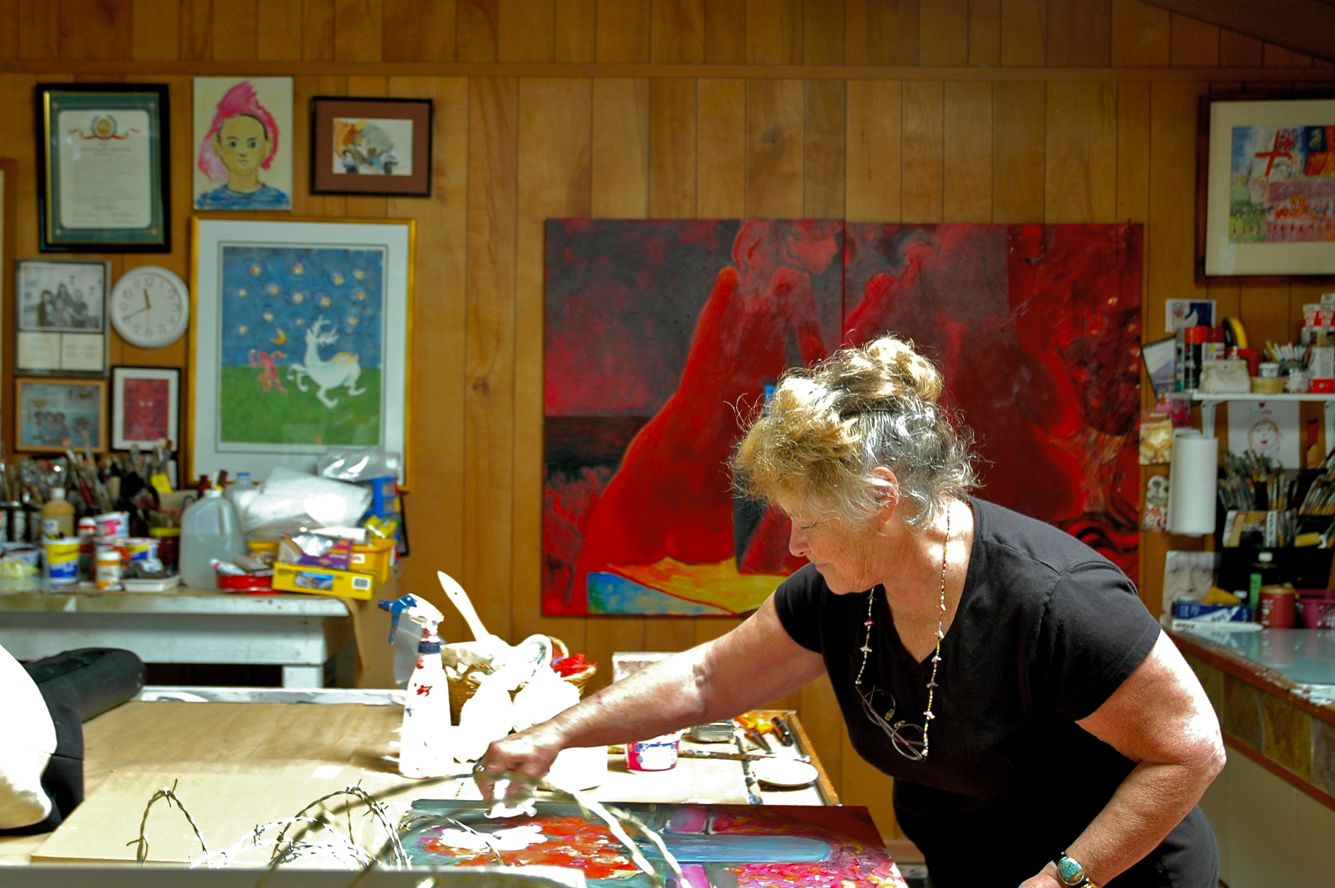 Gayle Childress in Studio