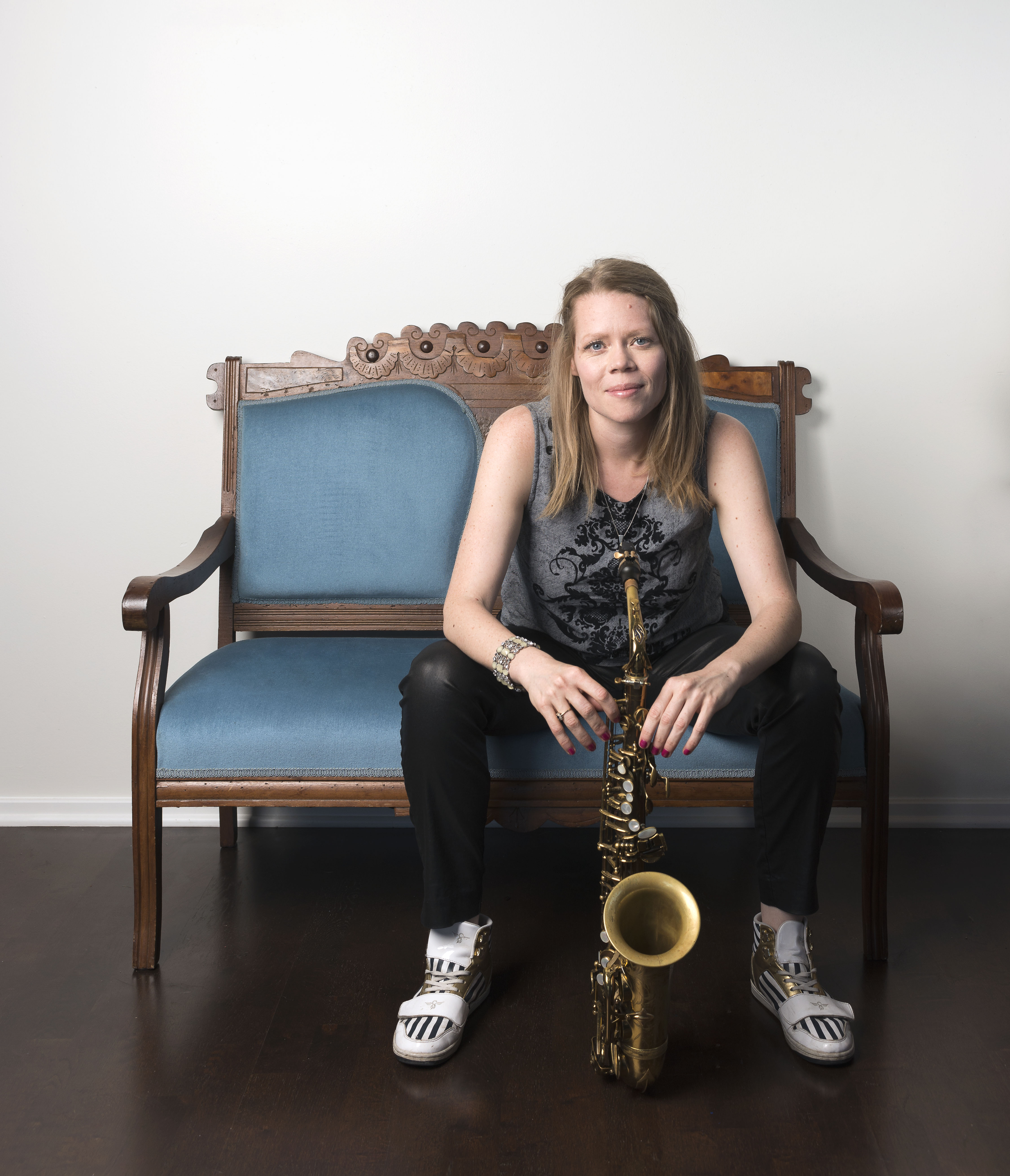 Alto saxophonist/composer Caroline Davis. (Photo: Kelly Fleming.)