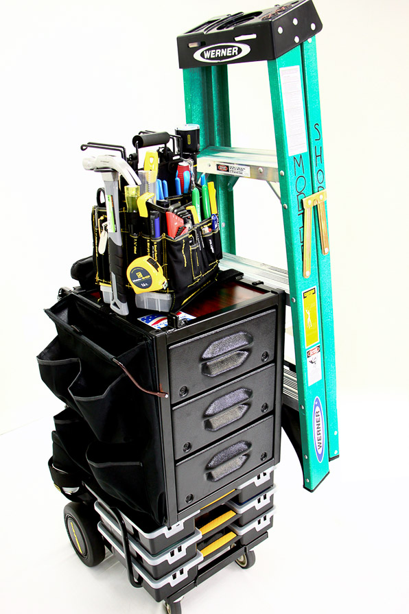 SD Cart with Bag and Ladder