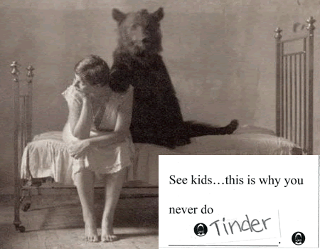 Tinder is a dating app, so everyone thought this Snaption caption was hilarious.