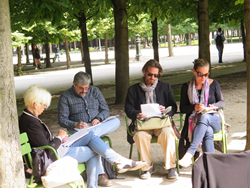 Left Bank Writers Retreat writers find inspiration in such iconic Paris settings as the Tuileries.