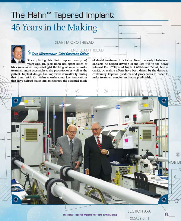 The Hahn™ Tapered Implant: 45 Years in the Making