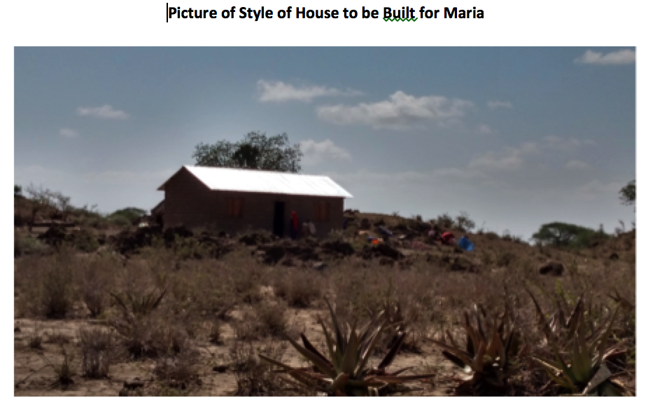 Help build a house for a Maasai widow