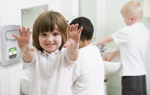 Kutol's advice on how school custodians can promote better hand hygiene.