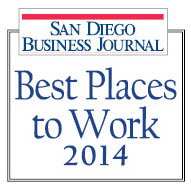 It is a distinct honor to be named one of San Diego’s Best Places to Work for the second consecutive year -- 2014 and 2015.